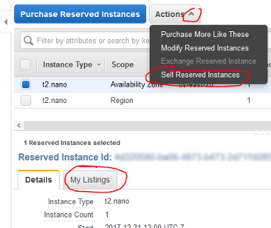 Screenshot of selling options resulting in loop or repeat of registration