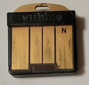 Picture of Gnubby with the same physical form factor as the YubiKey 4 nano, but with an engraved “n” character