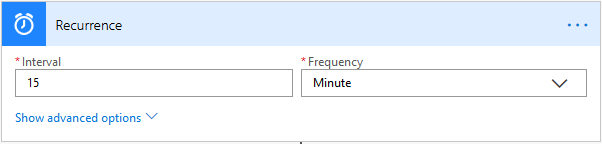 MS Power Automate (Flow) Trigger: Recurrence