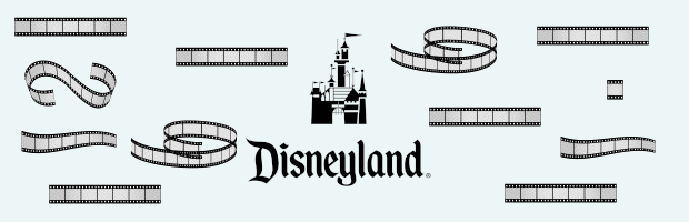 Decorative title image of Disney logo and strip of film